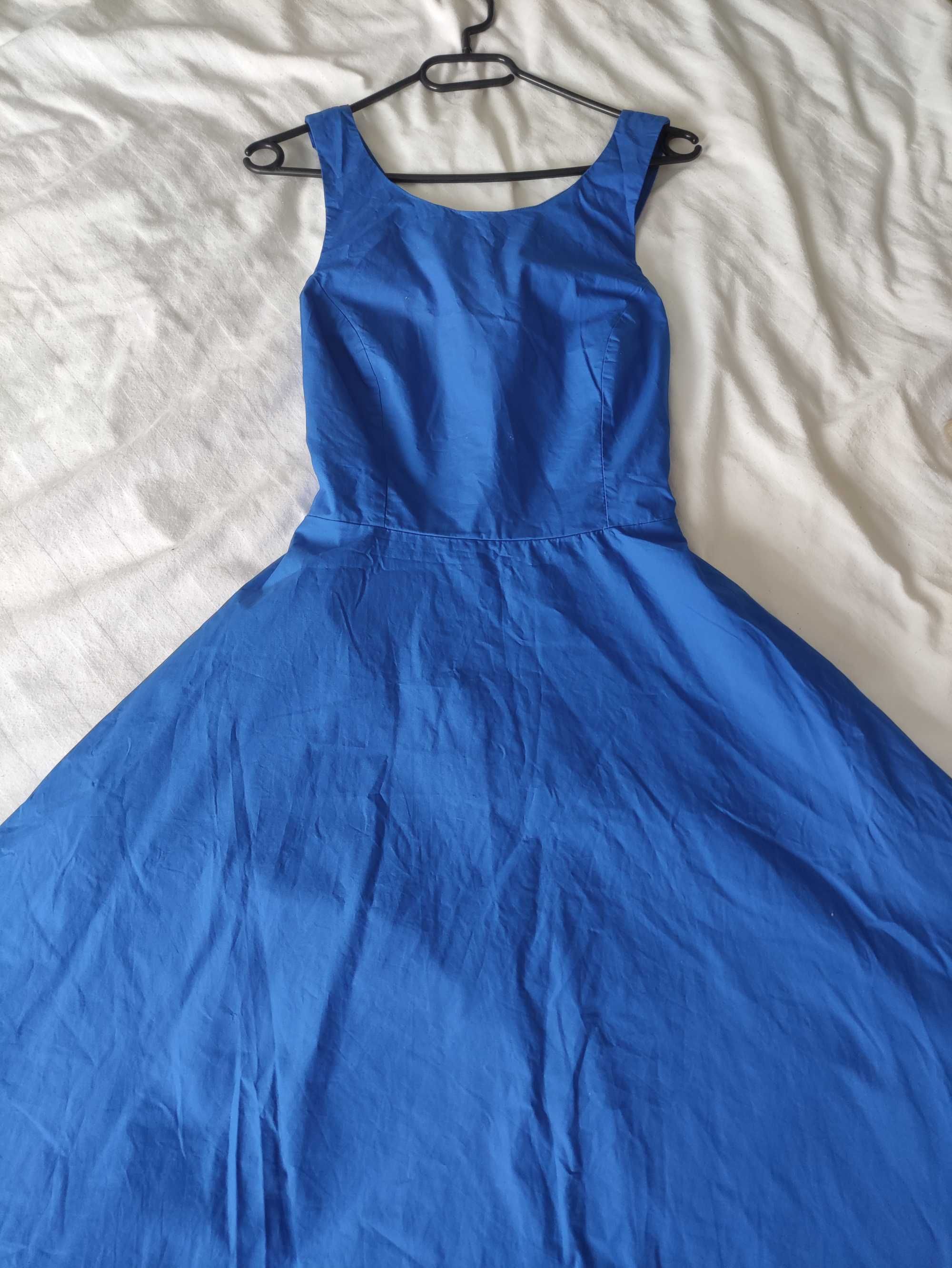 Rochie botez albastra