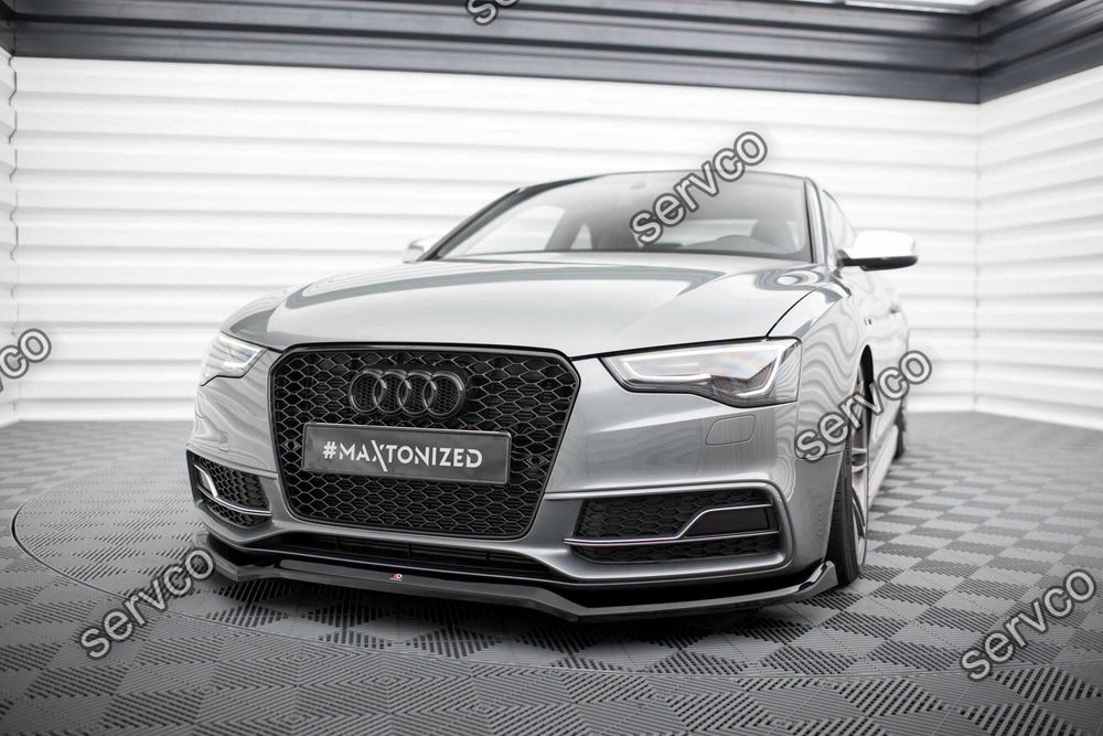 Prelungire bara fata Audi S5 A5 S-Line 8T 2011-2016 v24 -Maxton Design