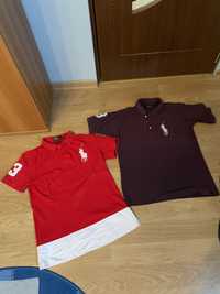 2 tricouri Polo Ralph Lauren, M-L, bumbac