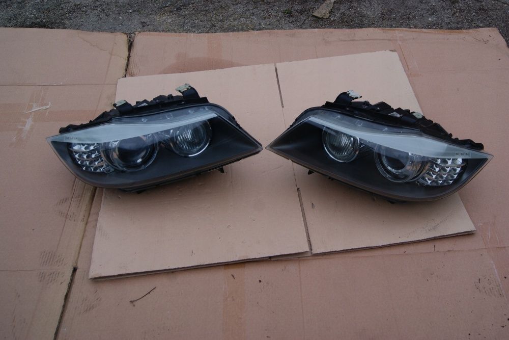 Bmw E90 E91 far bixenon stanga dreapta faruri led adaptiv lci