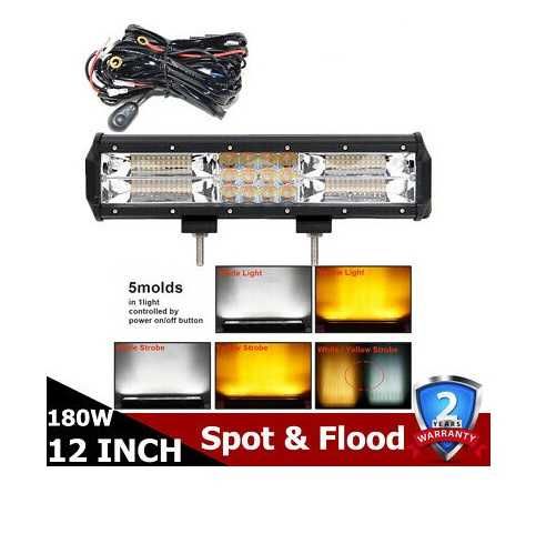 led bar bicolor 180 w functii flash si strobe + kit cablu TRANSPORT 0