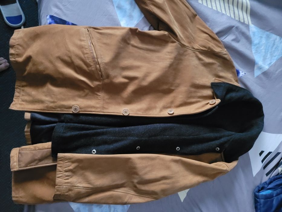 Geaca  geacă piele naturală manusa  XL