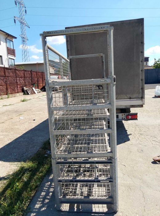 raft depozitare metalic pentru piese auto pentru componente auto