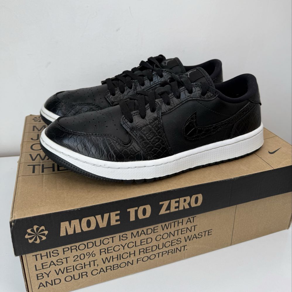 Nike Air Jordan 1 Low Croc Black ( 43) Маратонки