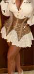 Vand corset ajustabil cu diamante