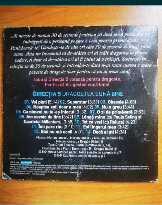 Cd Direcția 5 de colectie
