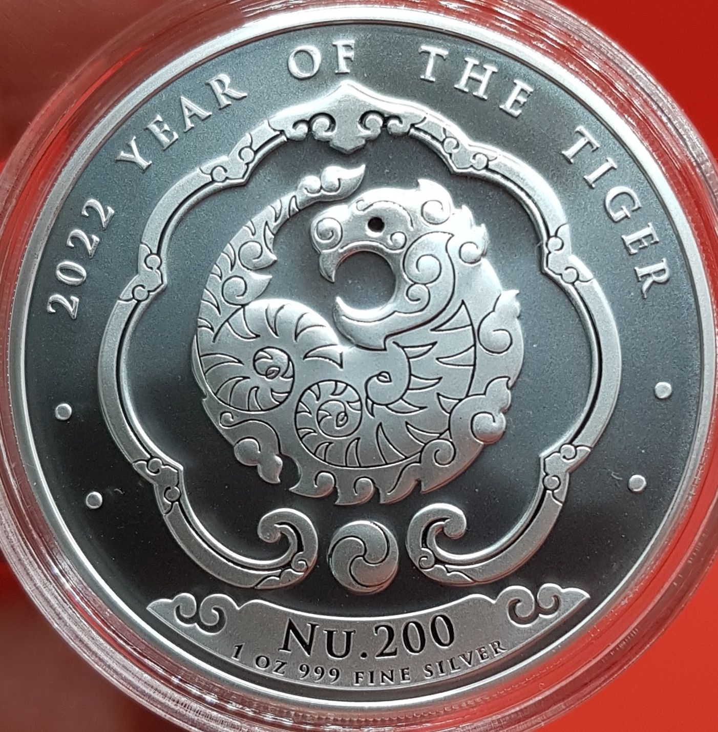Zodiac Music Legends Bhutan Lunar monede lingou argint 999