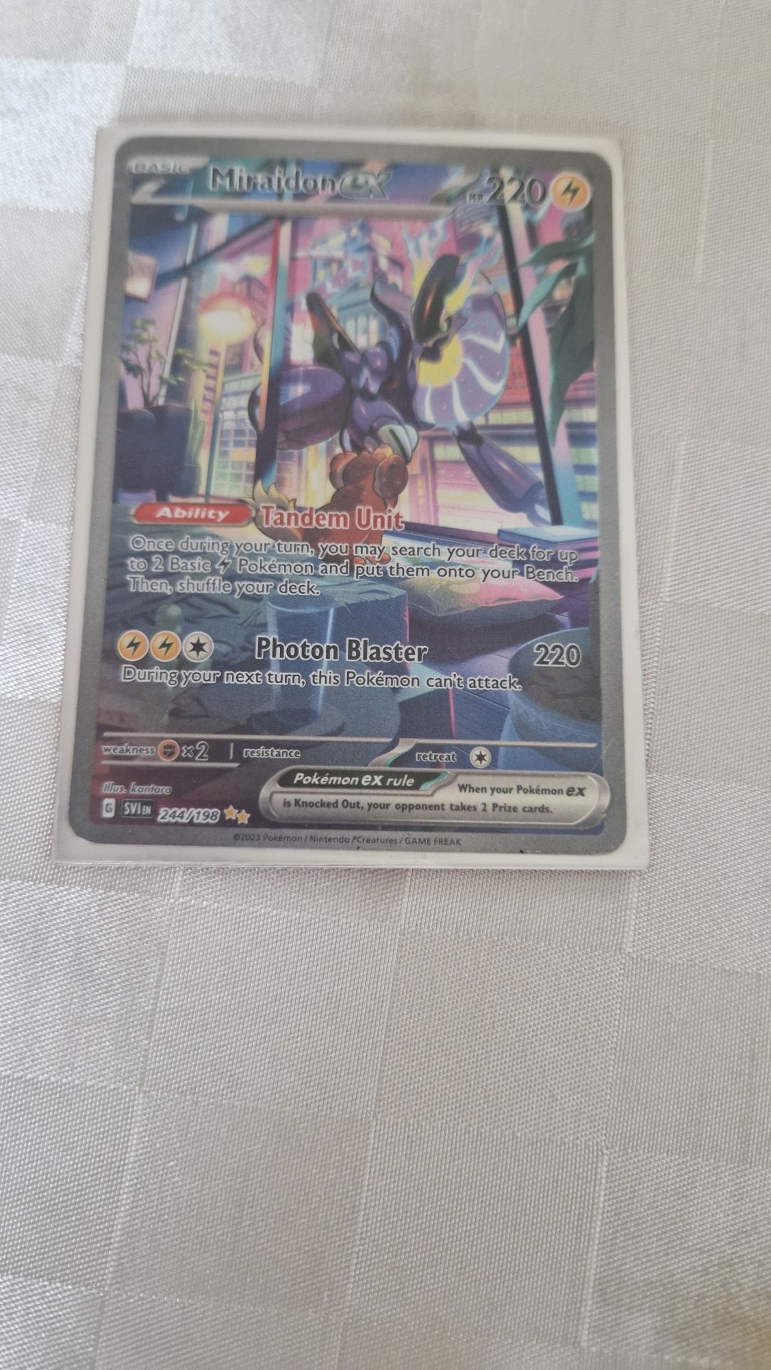 Carte pokemon Miraidon ex
