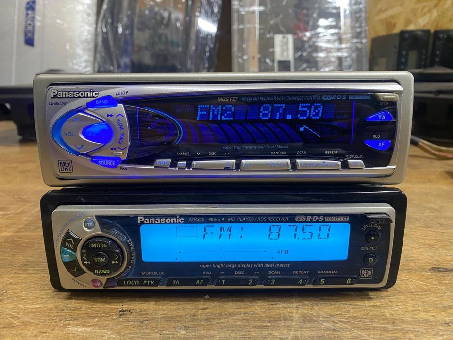 Minidisc player auto Panasonic CQ MR707N/MR 335