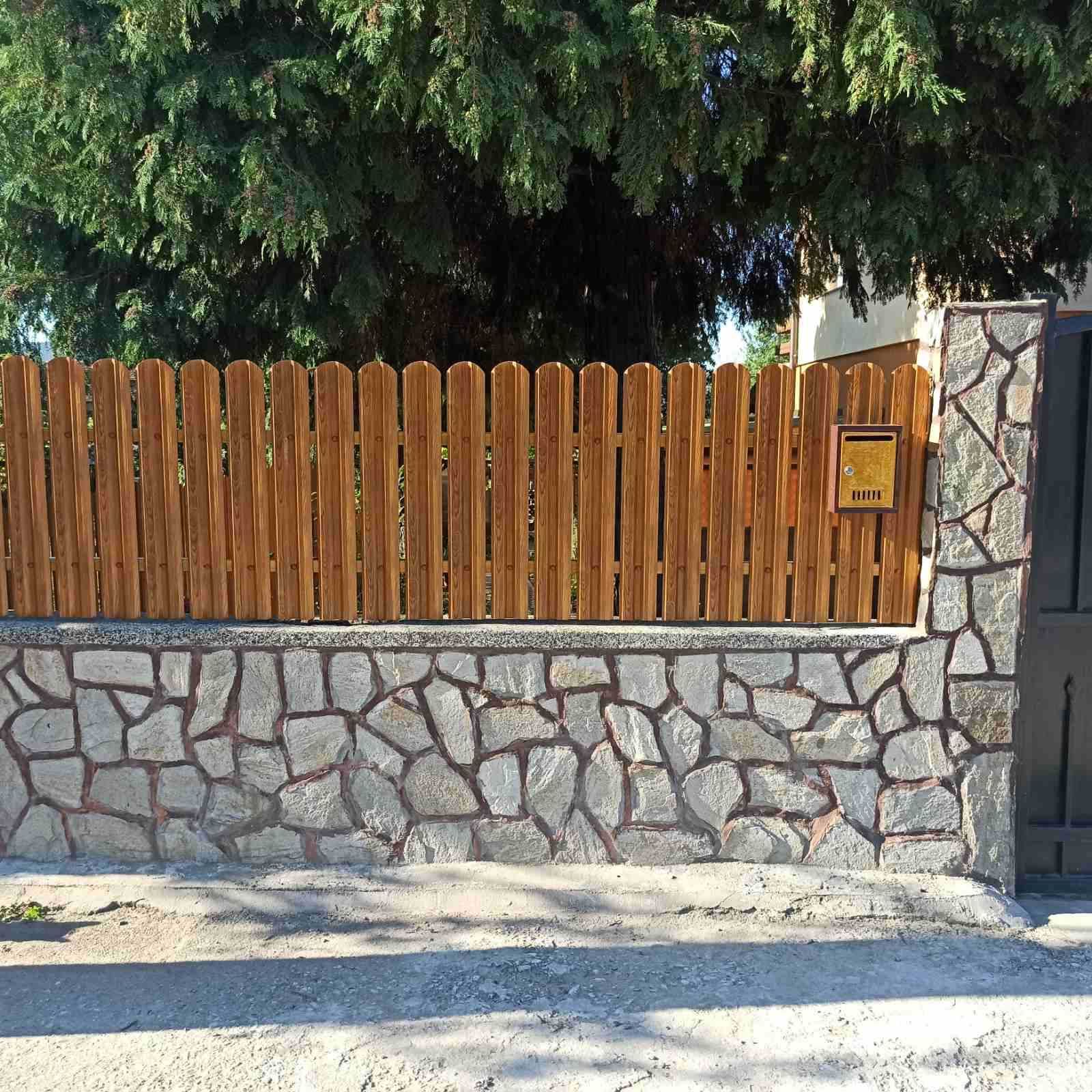 Метална ограда златен дъб-оградка