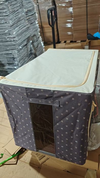 Контейнер для хранения одежды с жёстикм каркасом 3 цвета