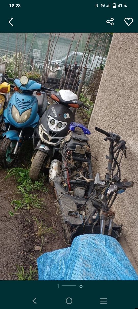 Lot de 3 scutere nu sau mai pornit de mult timp toate 3buc preț anunt