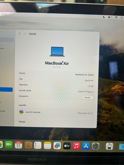 Amanet F28: MacBook AIR M1 2020