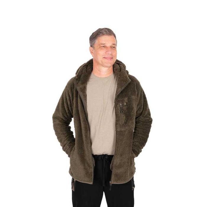 Яке от плюшен полар Fox HD Premium Full Zip Teddy Jacket – Khaki