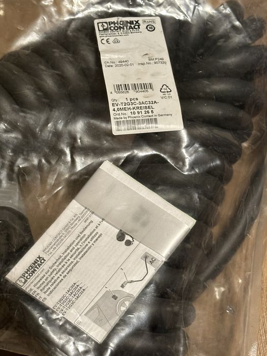 Cablu profesional de încărcare EV Phoenix Contact