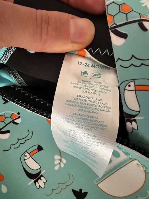 SPLASH ABOUT - Costum Înot Neopren Copii Happy Nappy 12-24 luni.