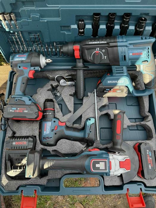 4в1 комплект Bosch 18V