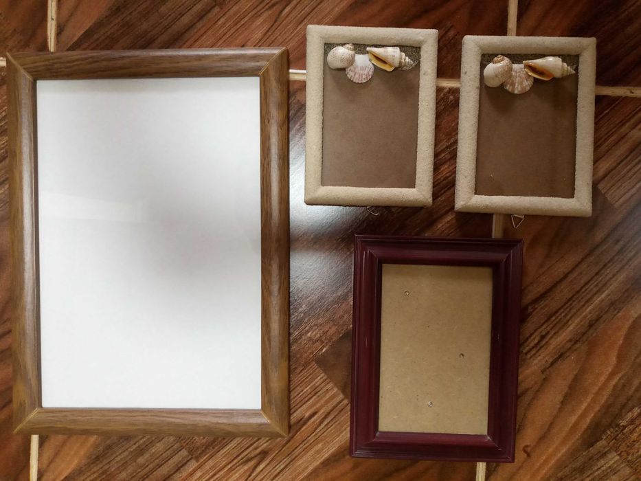 Рамки 15х11см с декорациями из натуральных ракушек Индийского океана