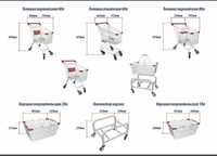 Покупательские тележки, корзины, торговое оборудование, Астана