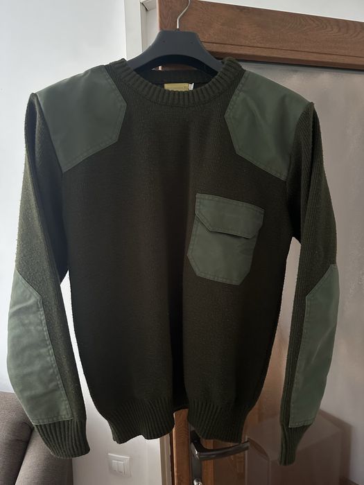 Pulover vanator verde