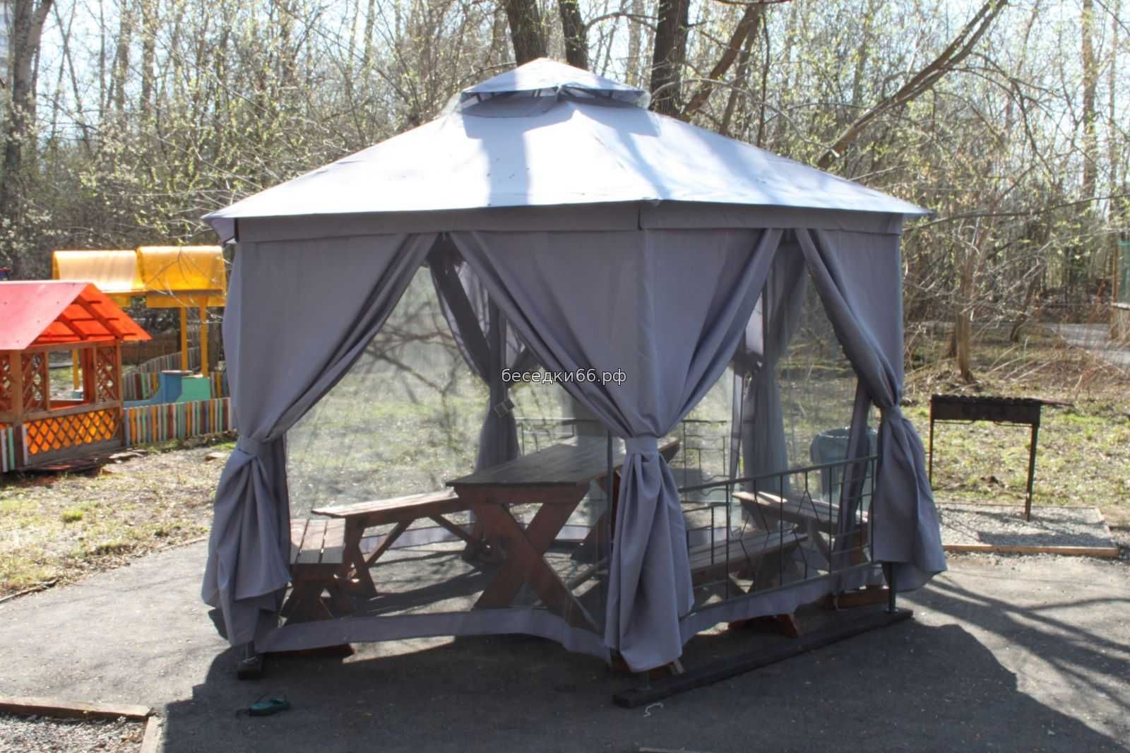 Палатка -шатер 3х3х2,6м с москитной секой