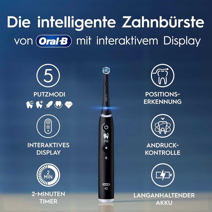 ПРОМО Нова Електрическа Четка за Зъби Oral-B iO Series 6 Plus Edition