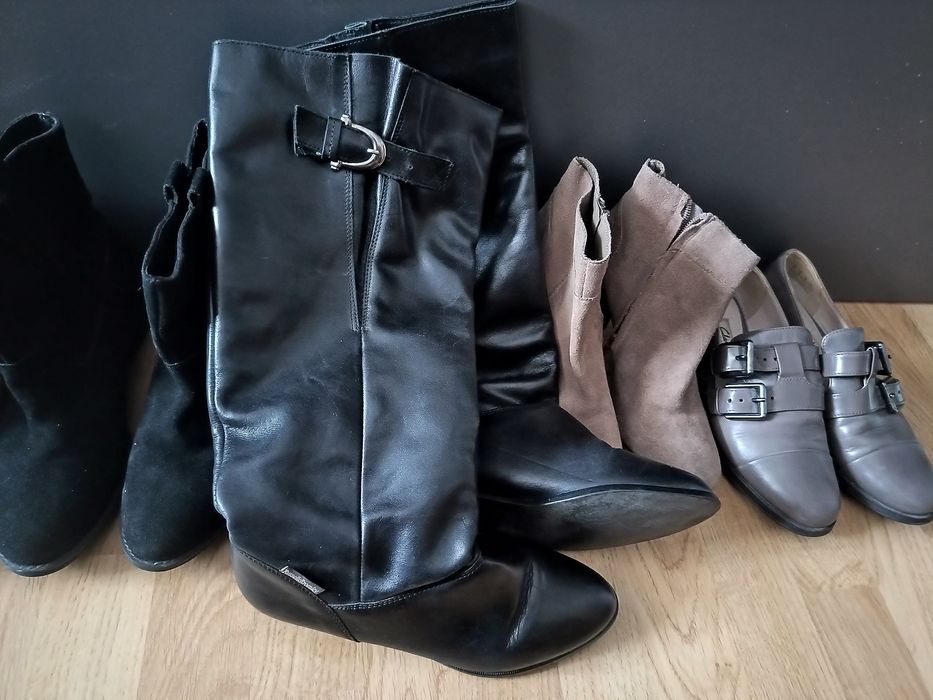 LOT Ghete/ botine dama mărimea 36 piele tot pentru 179 lei