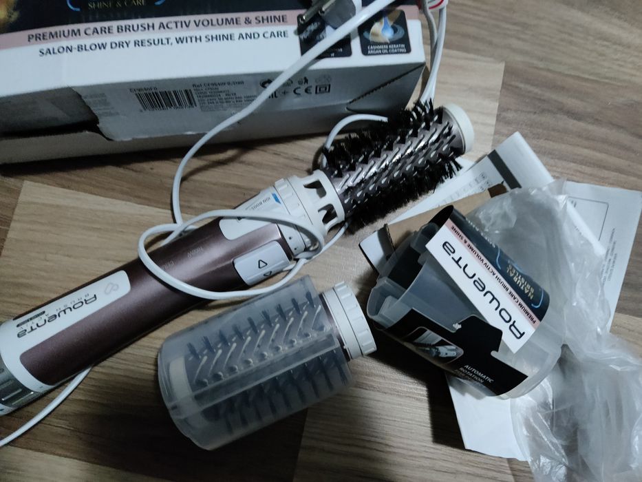 Perie rotativa Rowenta Brush Activ Compact CF9520, 1000W, 2 trepte  !