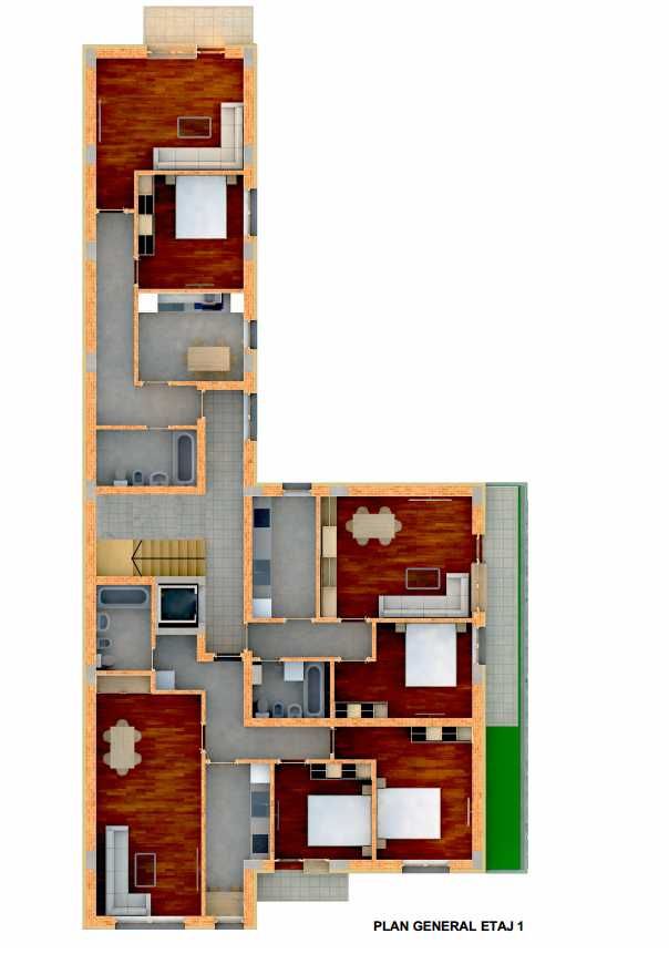 Apartament 2 camere, 44 mp, Pret promotional, Bloc nou