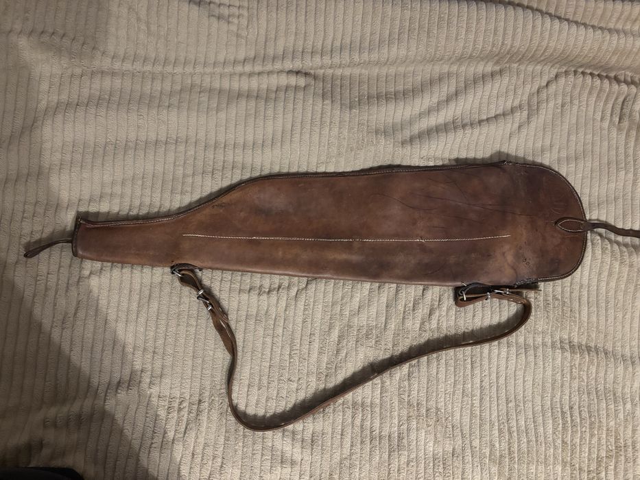 Husa arma vanatoare piele