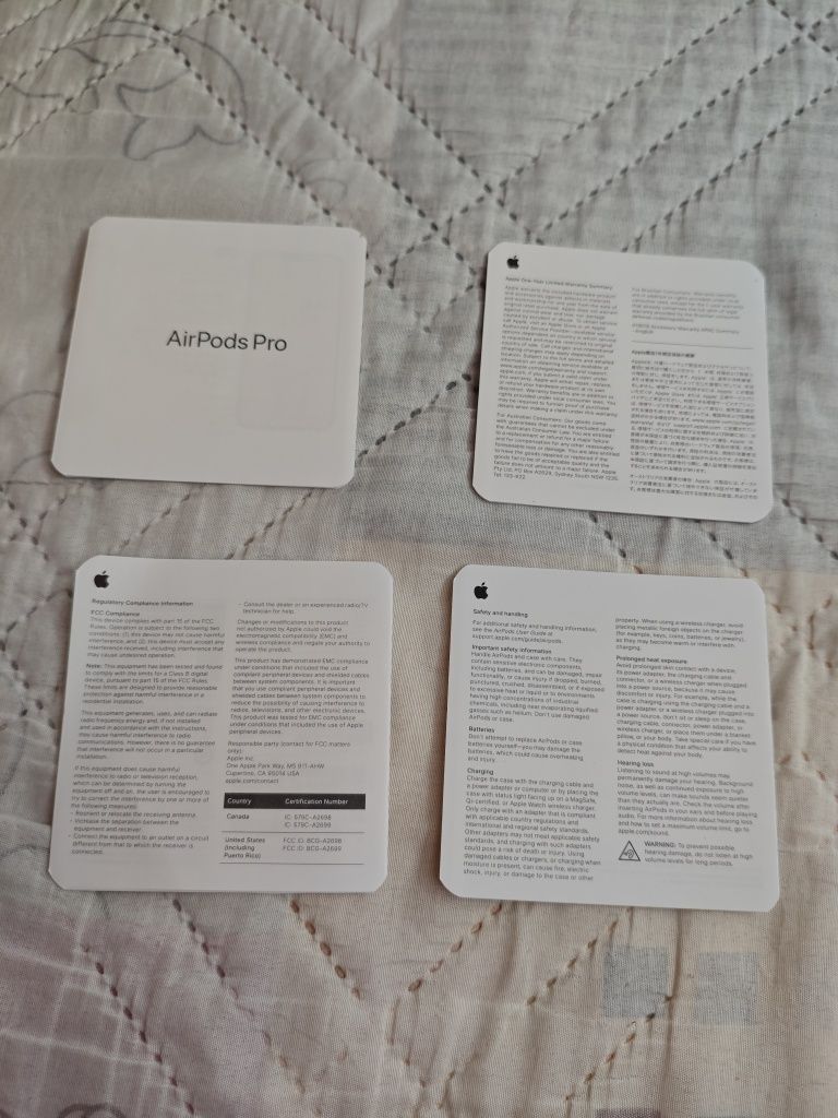 AirPods Pro 2-пълен комплект + AppleCare+ до ноември 2025