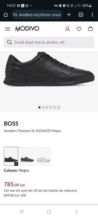 Papuci Hugo boss