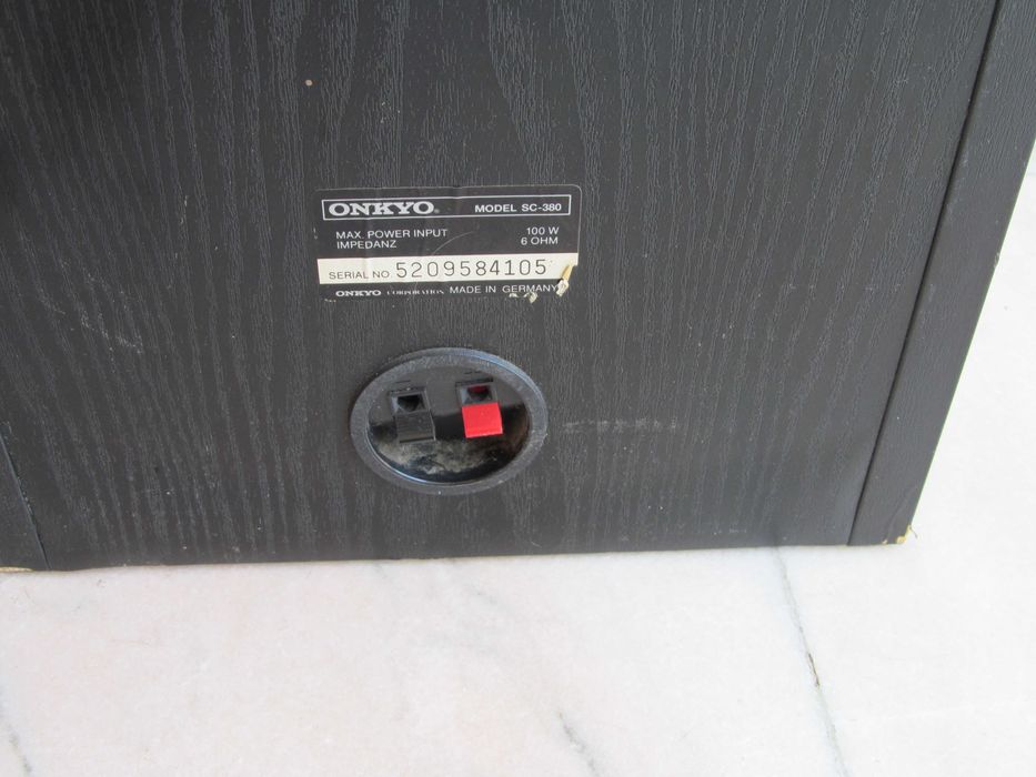 ONKYO SC-380 boxe , compresie