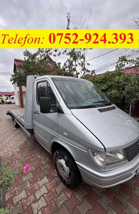 Mercedes - Benz Sprinter 412D 2.9CDi, AC, sirocou, 3.5 t, platou 5.3 m