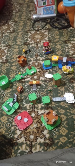 Logo super Mario șapte seturi lot