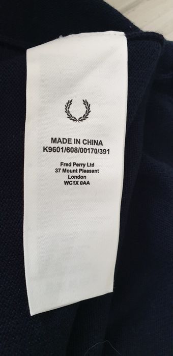 Fred Perry Wool/ Cotton  S НОВО!  ОРИГИНАЛ! Мъжки  Вълнен Пуловер!