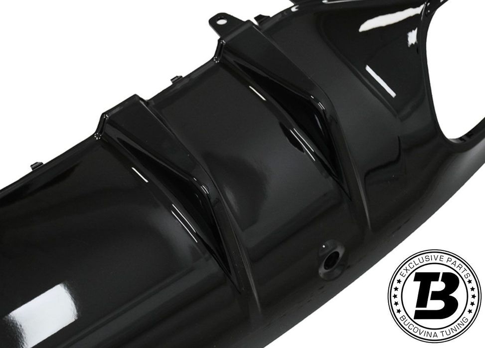 Difuzor Bara Spate cu Ornamente compatibil cu Mercedes C Class W205 C43 Design