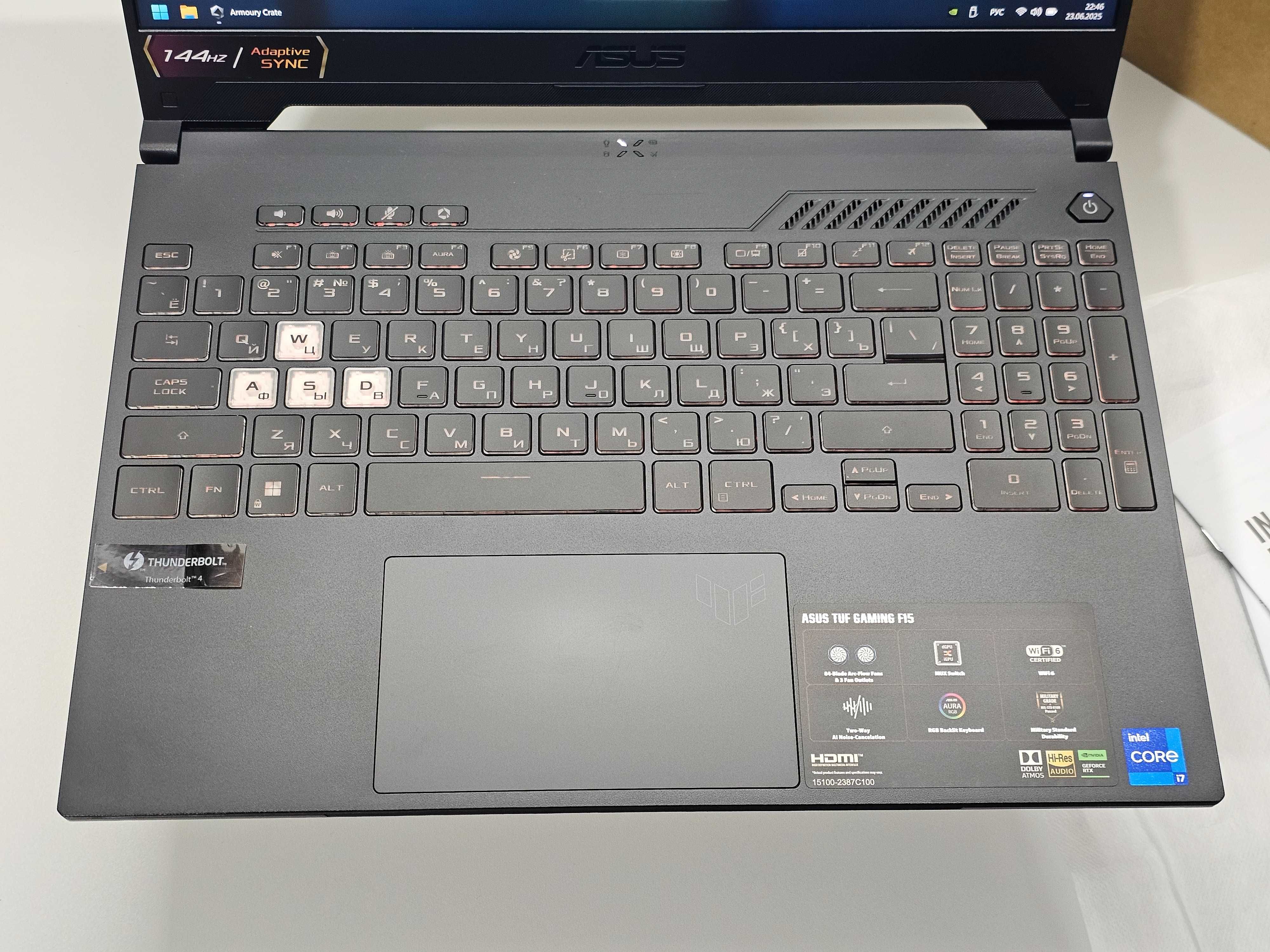 ПРОДАМ Asus TUF F15 Игровой Ноутбук Core™i7-12700H/16GB/512SSD/RTX3050
