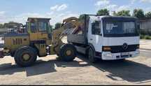 Mercedes atego 817 самосвал двустранен с кран