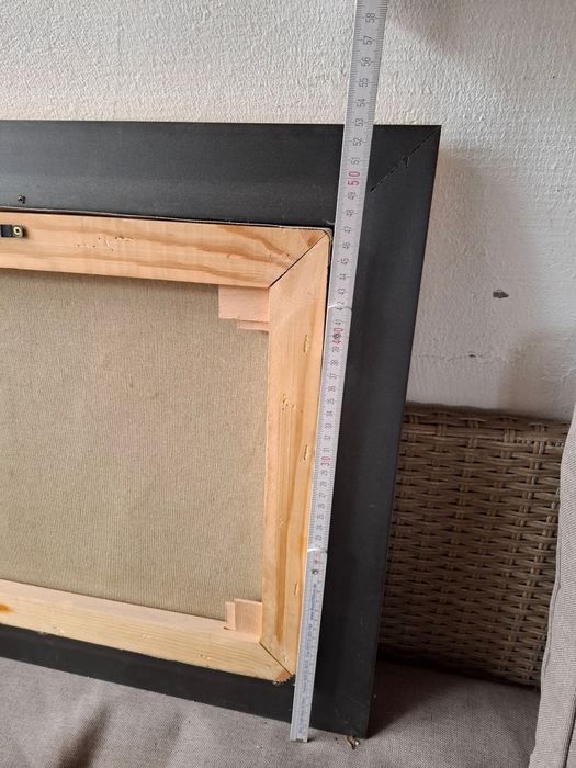 Pictură veche pe pânză, semnată Marcel Mitea