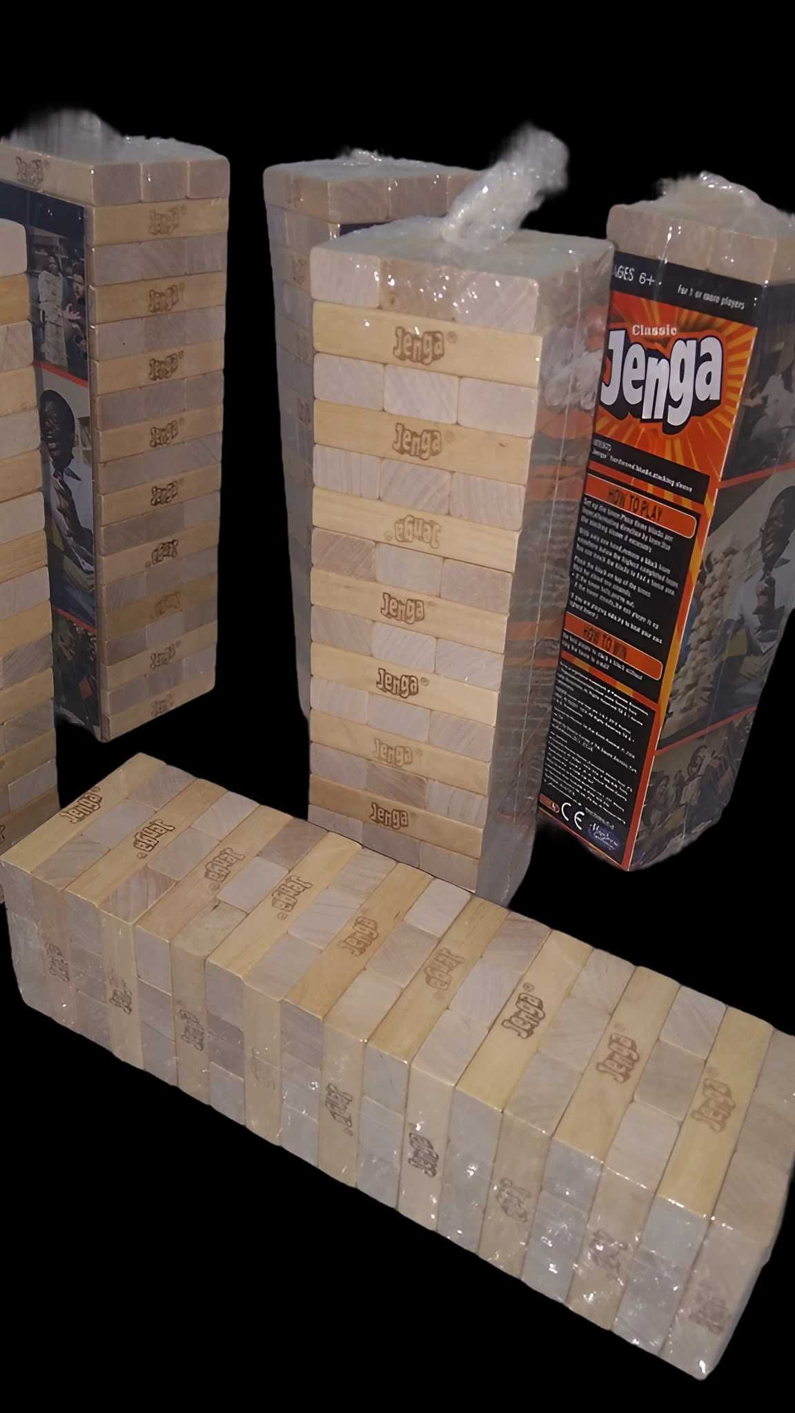 Дървена Дженга Кула с 54 блокчета JENGA Hasbro