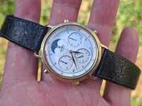 Ceas Seiko Cronograf Moon Phase Cal. 7A48A 15 rubine