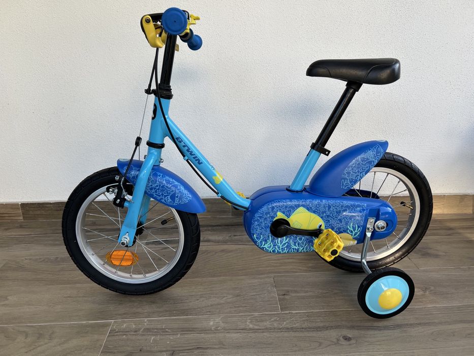 Bicicleta Btwin 14 “ inch pentru copii 3/5 ani stare ca nouă