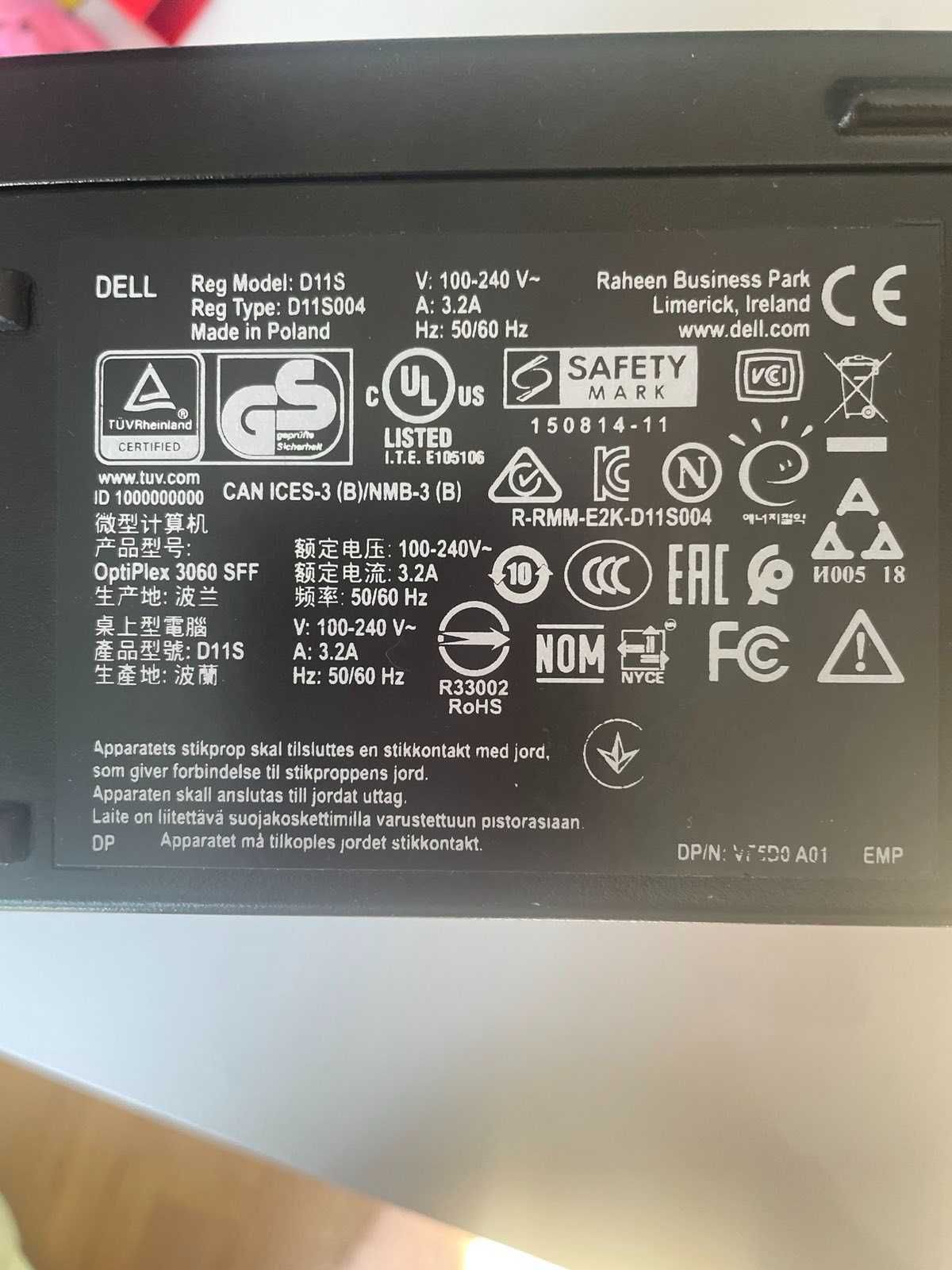 Dell Optiplex 3060 SFF-сервизиран,обслужен,Като новЛиценз. Window 11