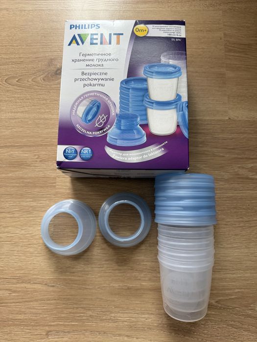 Комплект електрическа помпа за кърма Philips AVENT с контейнери