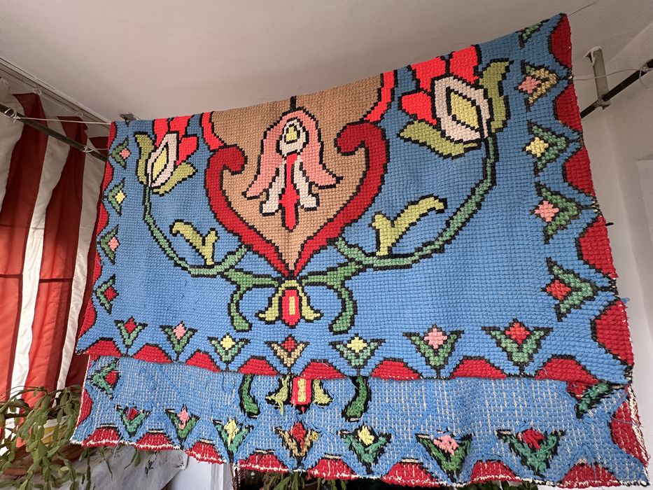 Covor/carpeta cusuta manual