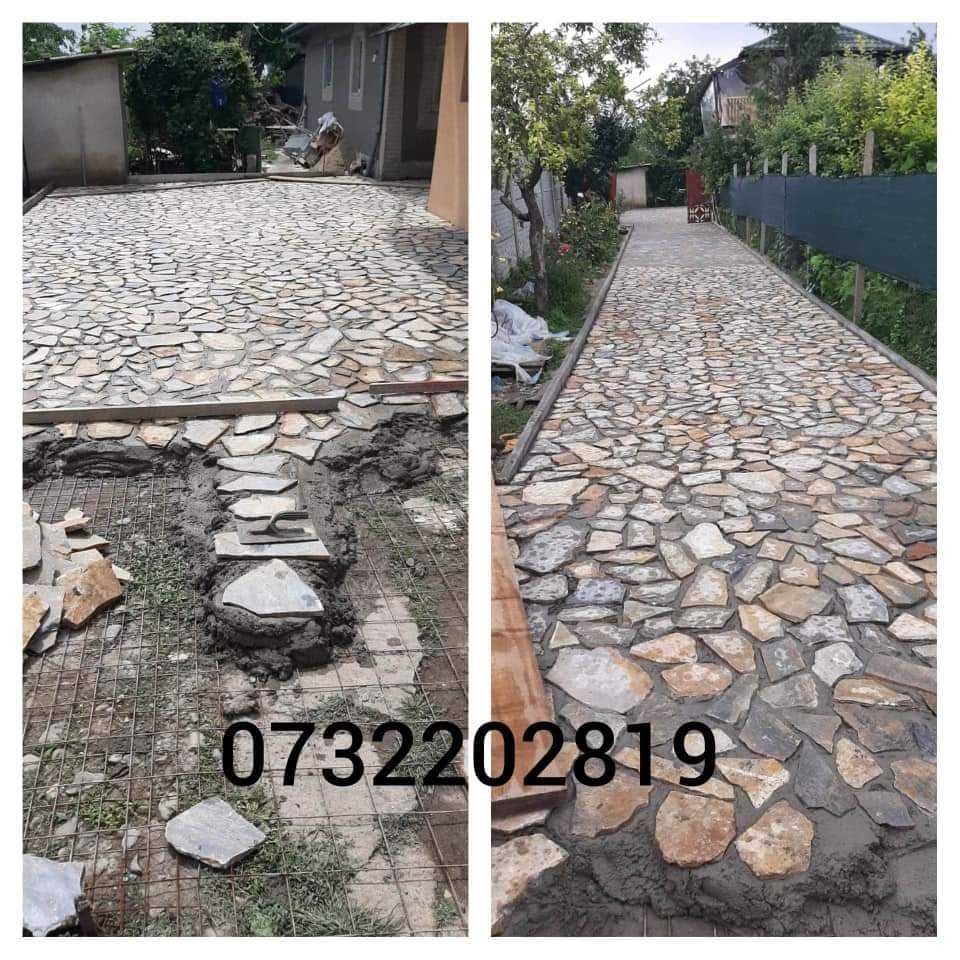 Piatră naturala de munte pavaj