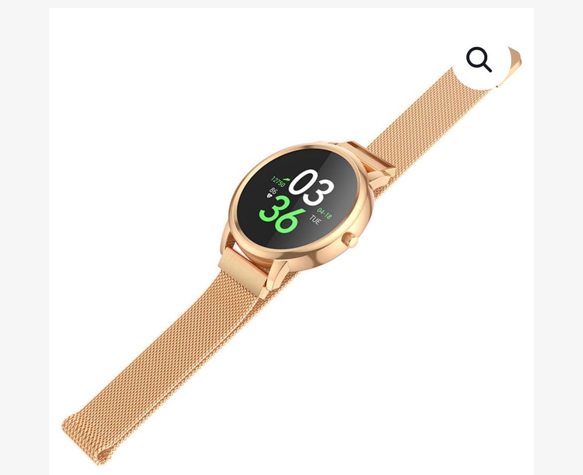 Ceas/smartwatch dama HOCO Y8 Rose gold