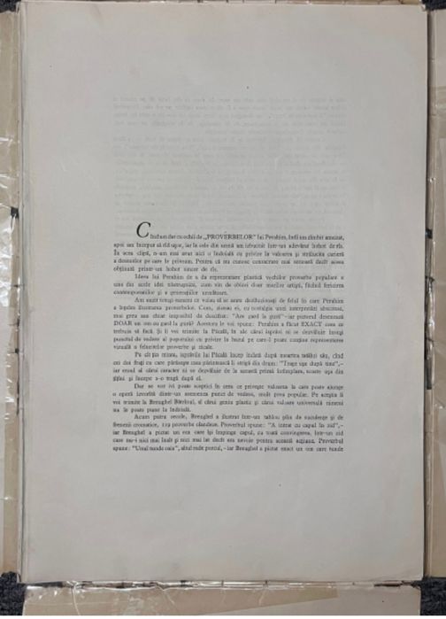 Proverbe și zicători, Perahim, Completa, 20 linogravuri,RAR