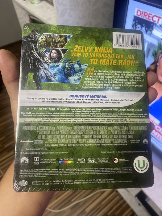Blu-ray Teenage Mutant Ninja Turtles 3D+2D steelbook